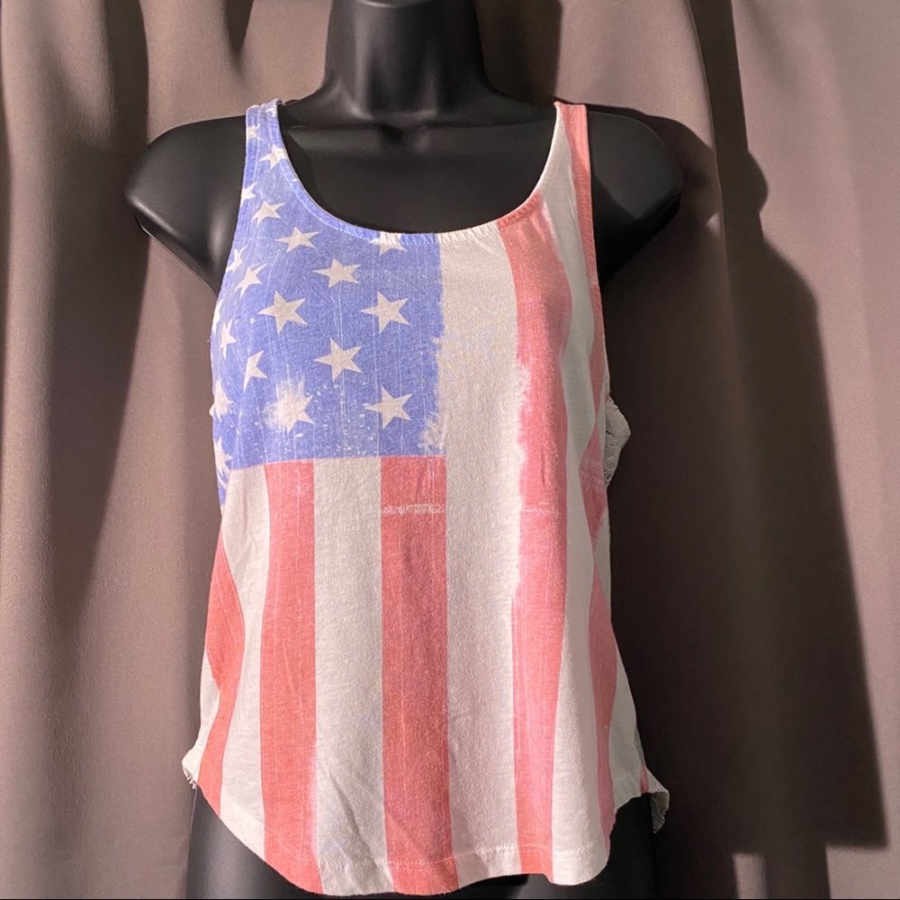 Freeze American Flag Top